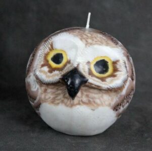Owl Candle