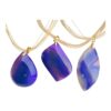 Collier Or Vegetal et Fluorine violette - Thumbnail Image 2