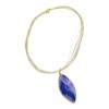 Collier Or Vegetal et Fluorine violette - Thumbnail Image 4