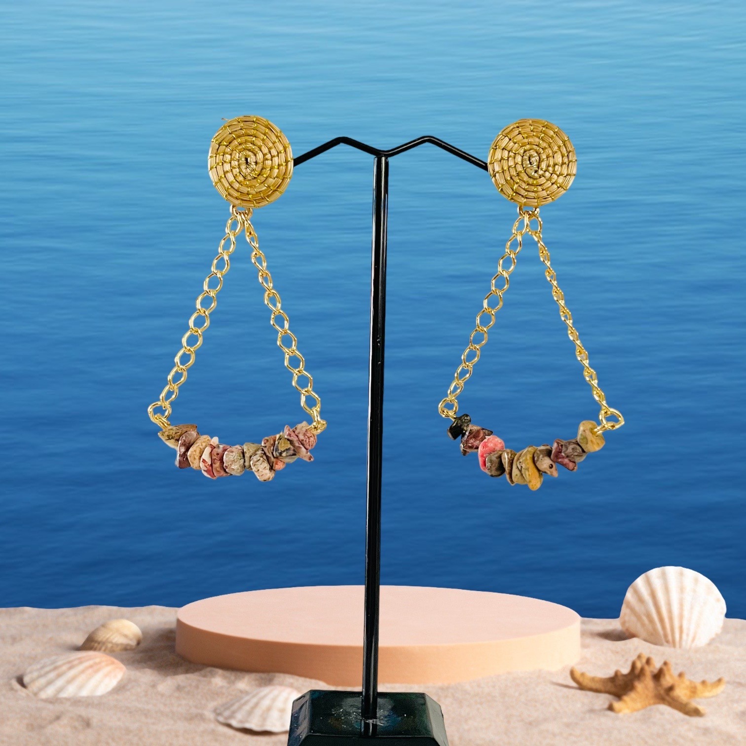 Bijoux-BO-triangle-quartz fume1